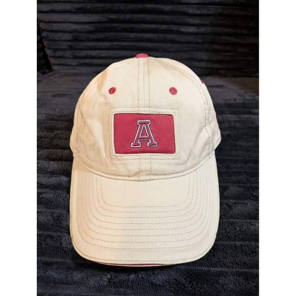 The Game Other - The Game Alabama Crimson Tide Hat Khaki Crimson Adjustable Strapback Cap Mens